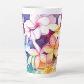 Plumeria Fun Latte Mok (Voorkant)
