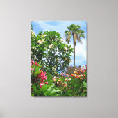 Plumeria Garden Canvas Afdruk (Voorkant)