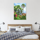 Plumeria Garden Canvas Afdruk (Insitu (Slaapkamer))