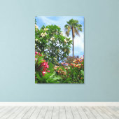 Plumeria Garden Canvas Afdruk (Insitu (Houten vloer))