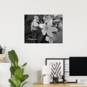 plumeria - Gepersonaliseerd Poster (Thuiskantoor)