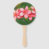 Plumeria Handwaaier (Achterkant)