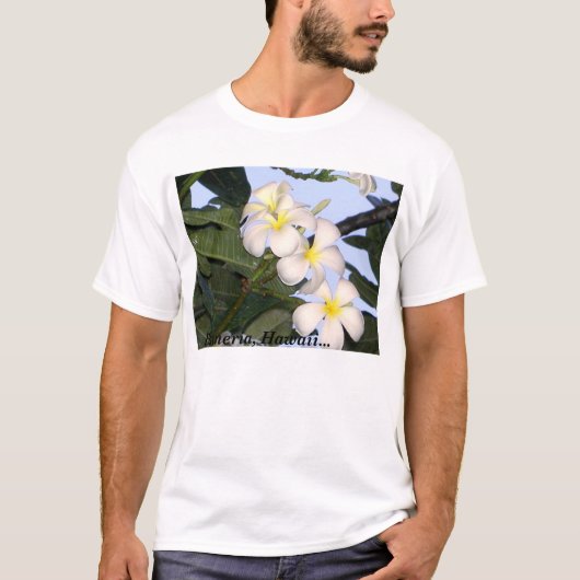 Plumeria, Hawaii T-shirt (Voorkant)