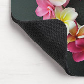 Plumeria in Heart Ring op mousepad Muismat (Hoek)