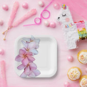 Plumeria in roze papieren Bord (Feest)