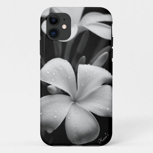 Plumeria iPhone case (Achterkant)