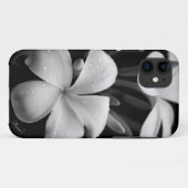 Plumeria iPhone case (Achterkant (horizontaal))