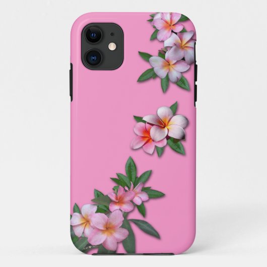Plumeria iPhone Case (Achterkant)