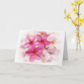 Plumeria Kaart (Gele Bloem)