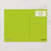 Plumeria - Kunstmatig ontwerp op Briefkaart (Achterkant)