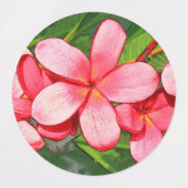 plumeria labels (Design 2)