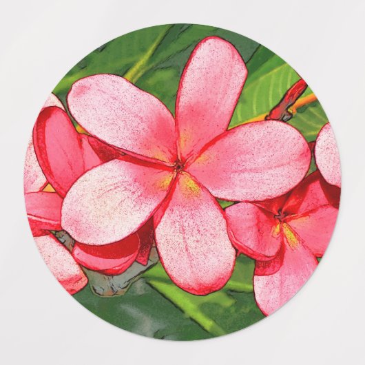 plumeria labels (Design 2)