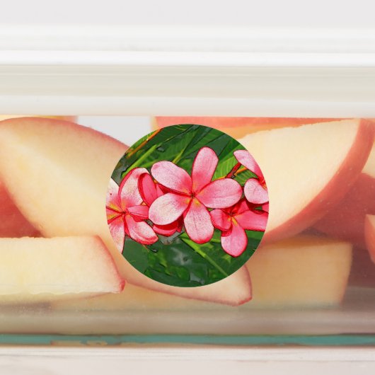 plumeria labels (Aangebracht)