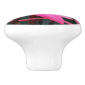 Plumeria-lade Keramische Knop (Zijkant)