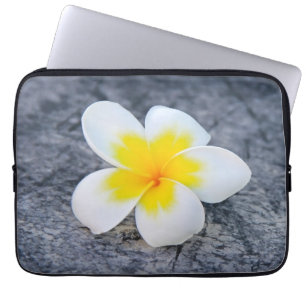 Plumeria Laptop Sleeve