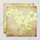  Plumeria leis/DIY-uitnodigingen Kaart (Voorkant / Achterkant)