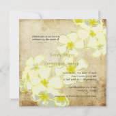  Plumeria leis/DIY-uitnodigingen Kaart (Achterkant)