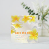 Plumeria leis/Save the Date Save The Date (Staand voorkant)