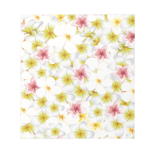 Plumeria Love Me Notitieblok (Voorkant)