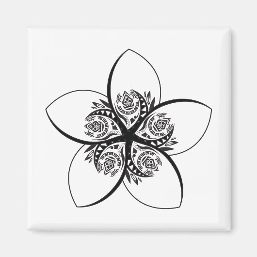 plumeria magneet (Voorkant)