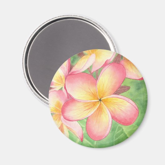 Plumeria Magnet (Voorkant / Achterkant)