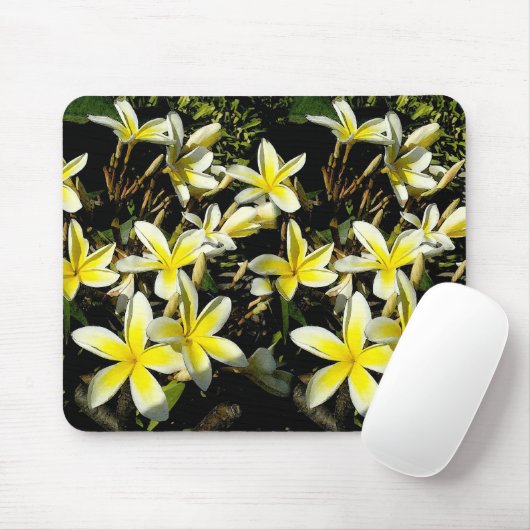 Plumeria Mouspad Muismat (Met muis)