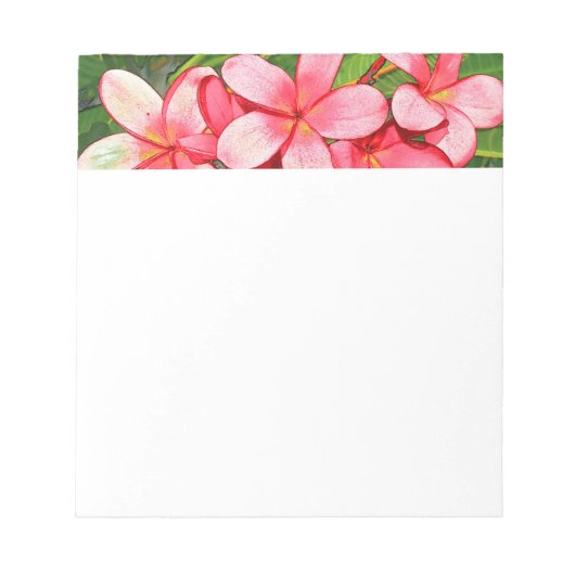 plumeria notitieblok (Voorkant)