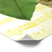Plumeria on Music Poster (Hoek)