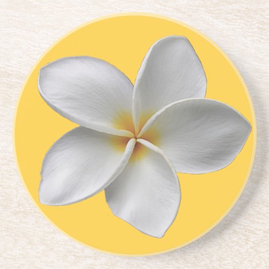 Plumeria Onderzetter (Voorkant)