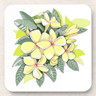 Plumeria Onderzetter Set van 6