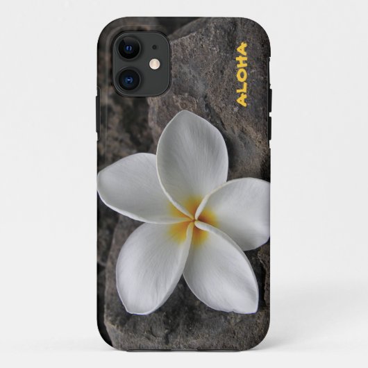 Plumeria op de rotsen Case-Mate iPhone case (Achterkant)