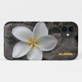 Plumeria op de rotsen Case-Mate iPhone case (Achterkant (horizontaal))