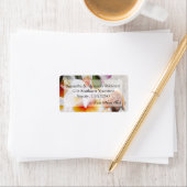 Plumeria Orchid Lei in de Sand Beach Labels (Insitu)