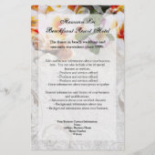 Plumeria Orchid Lei in Sand Program Flyer (Voorkant)
