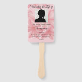 Plumeria order of service handwaaier (Voorkant)