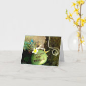 Plumeria Photo Art Notecard Kaart (Gele Bloem)