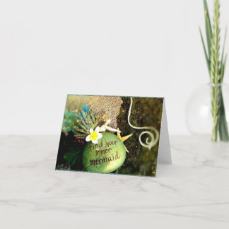 Plumeria Photo Art Notecard Kaart