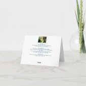 Plumeria Photo Art Notecard Kaart (Achterkant)