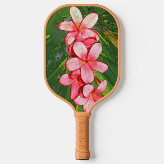 Plumeria Pickleball Paddle (Voorkant)