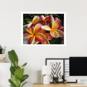 plumeria poster (Thuiskantoor)