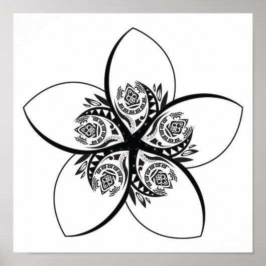 plumeria poster (Voorkant)
