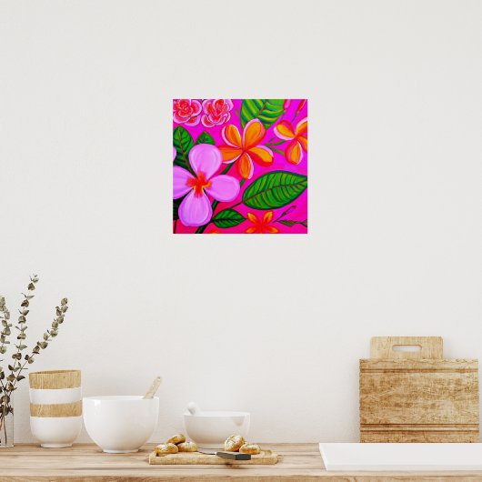 Plumeria Punch Poster (Keuken)