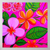 Plumeria Punch Poster (Voorkant)