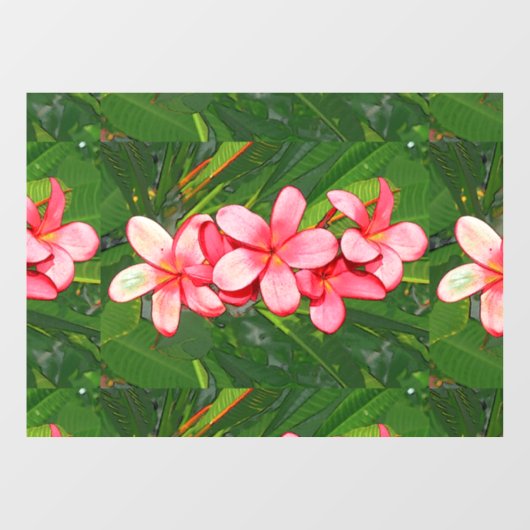 plumeria raamsticker (Vel)