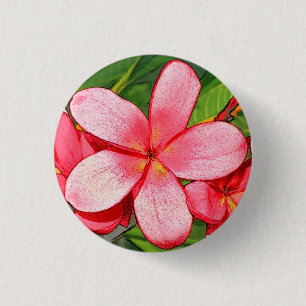 plumeria ronde button 3,2 cm