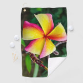 Plumeria rubra golfhanddoek (Insitu)