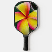 Plumeria rubra pickleball paddle (Achterkant)