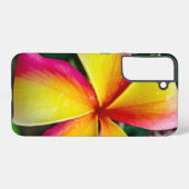 Plumeria rubra samsung galaxy hoesje (Achterkant horizontaal)