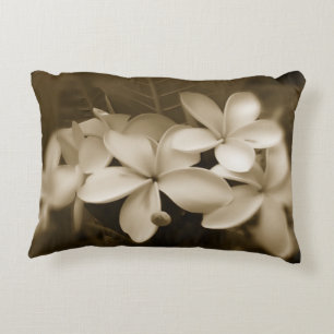 Plumeria Sepia Decoratief Kussen
