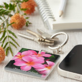Plumeria Sleutelhanger (Voorkant Rechts)